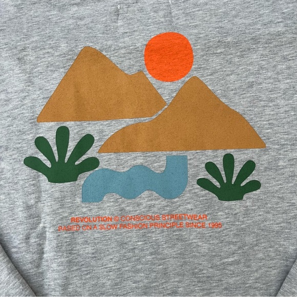 Revolution- Loose Crewneck in grey mel - Picture 14 of 14